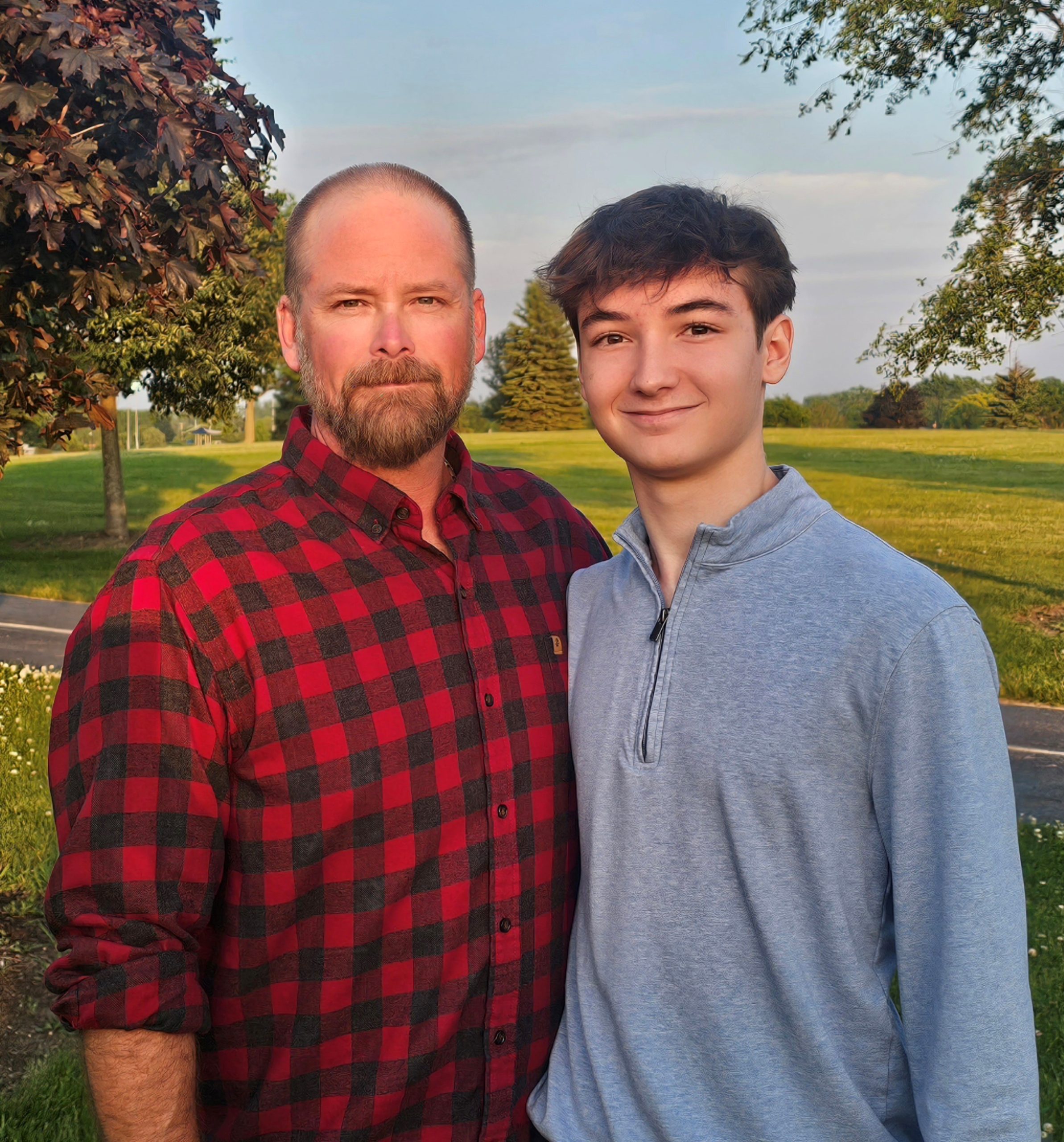 OPCMIA Scholarship Winner LUKE WAHLUND Pictured with his father, Matthew T. Wahlund of Local 502, Bellwood, IL Luke is attending the University of Kansas