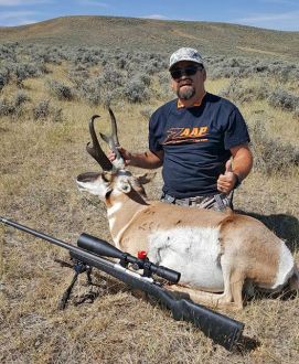 2016 Wyoming Antelope 300 WM Christianson arms, 580 yards shot.
