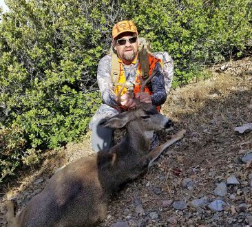 2017 Big Bear California 320 yards shot with a Christianson arms 300 WinMag.