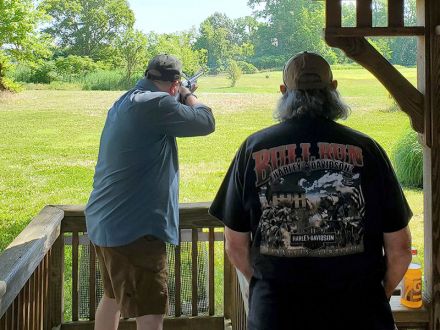 Devon Johnson at the USA’s 12th Annual AFL-CIO Capital Area Sporting Clays Shoot