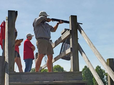 Todd Lair at the USA’s 12th Annual AFL-CIO Capital Area Sporting Clays Shoot